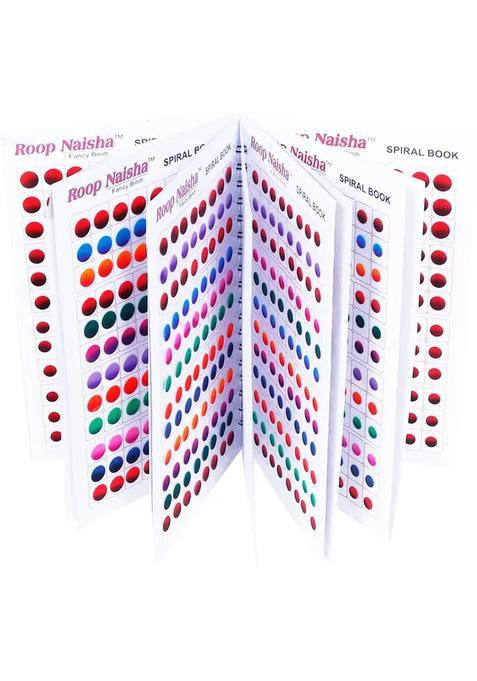 Multicolor Fancy Velvet Bindi Set