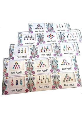 Multicolor Fancy Bindi Set