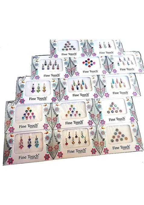Multicolor Fancy Bindi Set