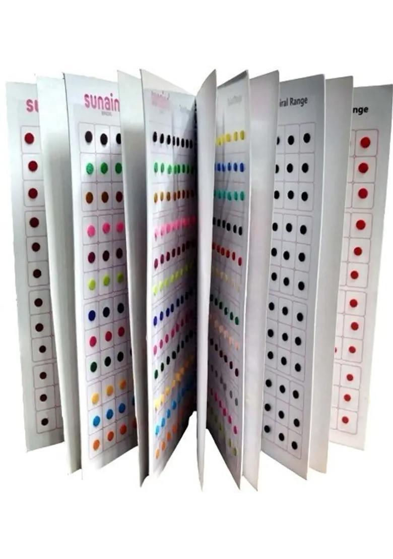Multicolor Fancy Bindi Set - Indya