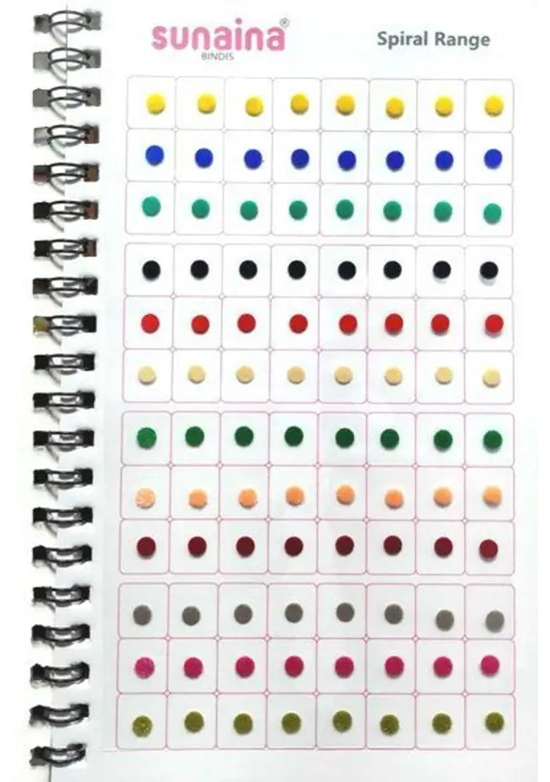 Multicolor Fancy Bindi Set - Indya