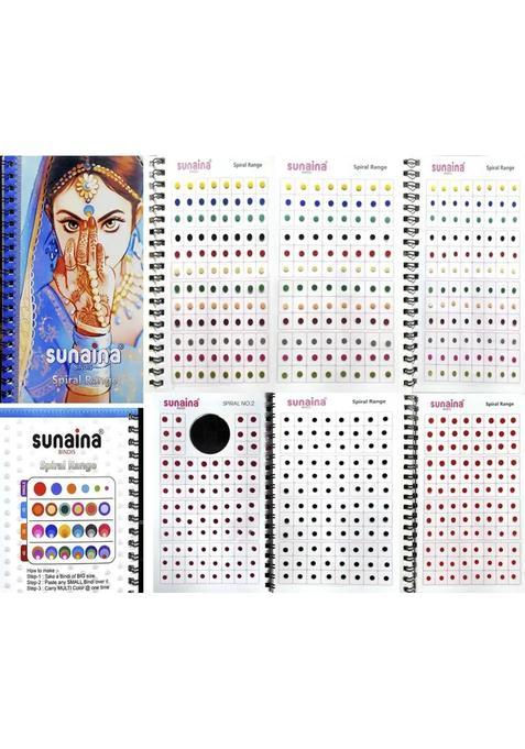 Multicolor Fancy Bindi Set