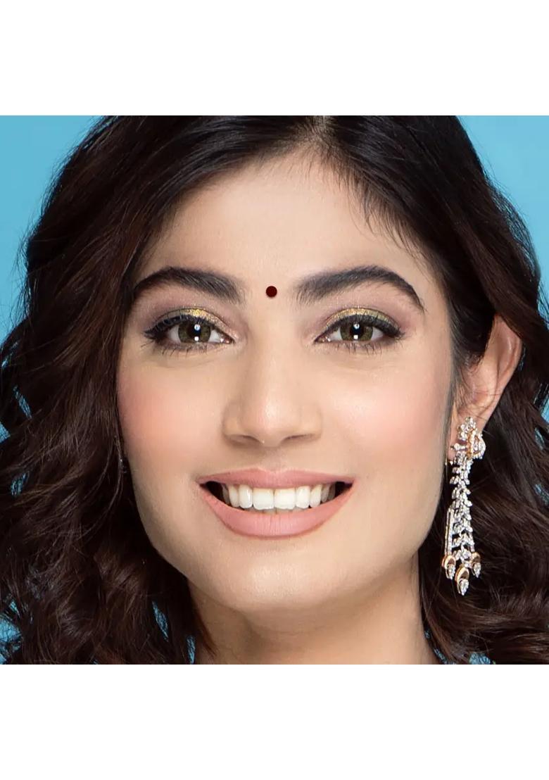 Maroon Fancy Bindi Set - Indya