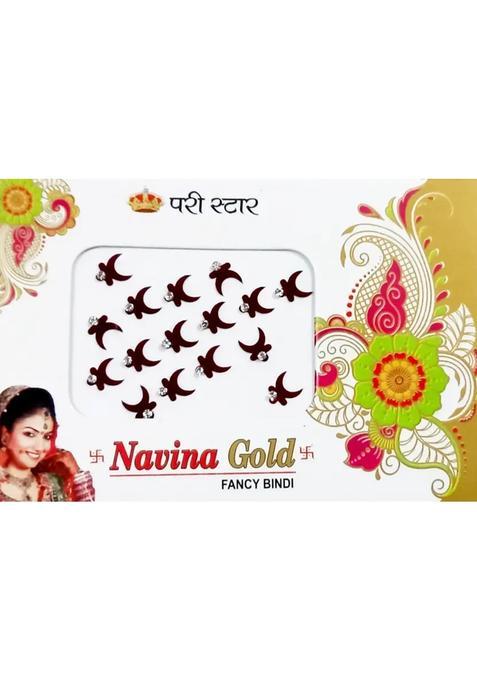 Silver Fancy Bindi Set