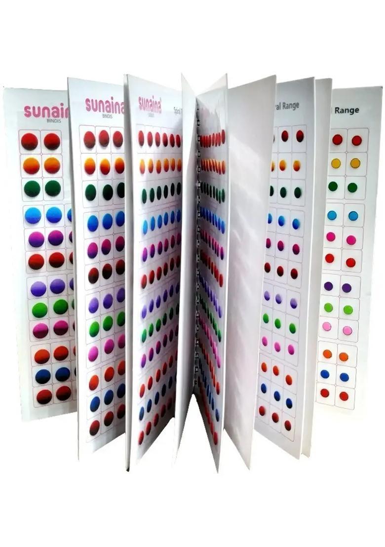Multicolor Fancy Bindi Set - Indya
