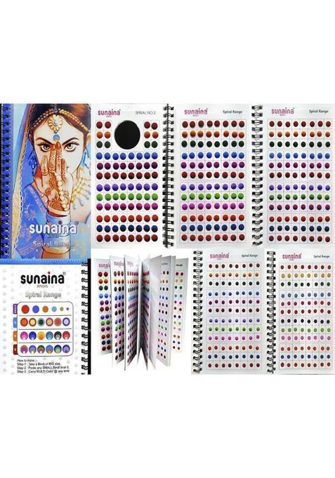 Multicolor Fancy Bindi Set