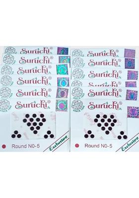 Brown Fancy Bindi Set
