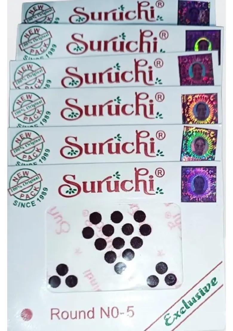 Brown Fancy Bindi Set - Indya