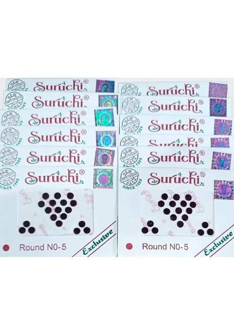 Brown Fancy Bindi Set