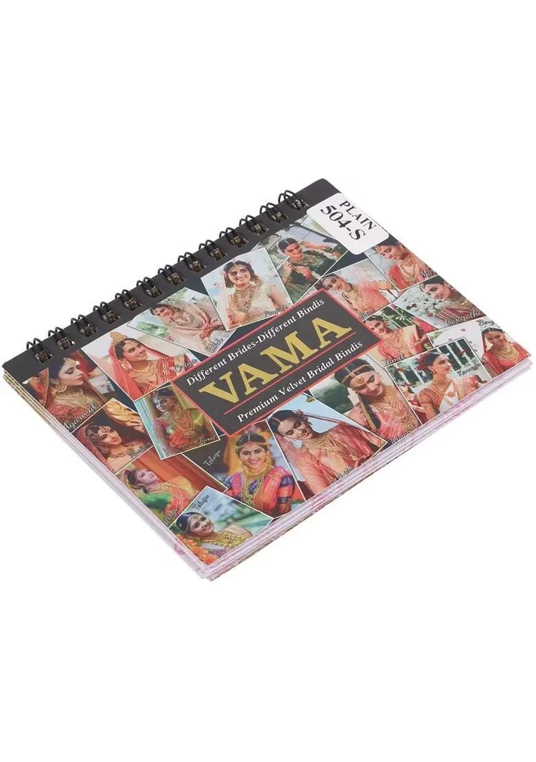 Multicolor Fancy Velvet Bindi Set - Indya