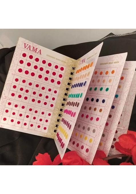 Multicolor Fancy Velvet Bindi Set