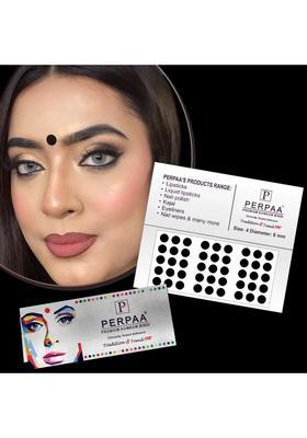 Black Fancy Velvet Bindi Set
