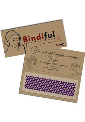 Purple Fancy Bindi Set