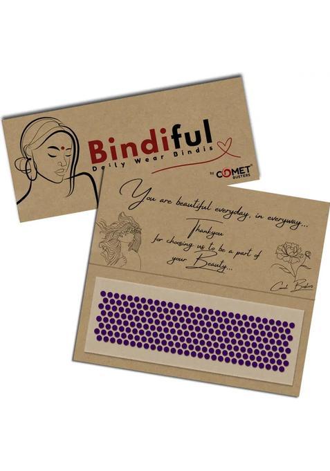 Purple Fancy Bindi Set