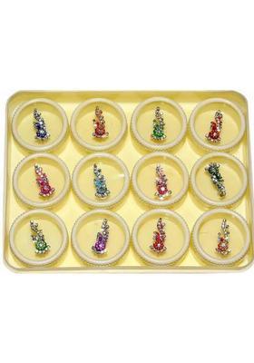 Multicolor Fancy Bindi Set