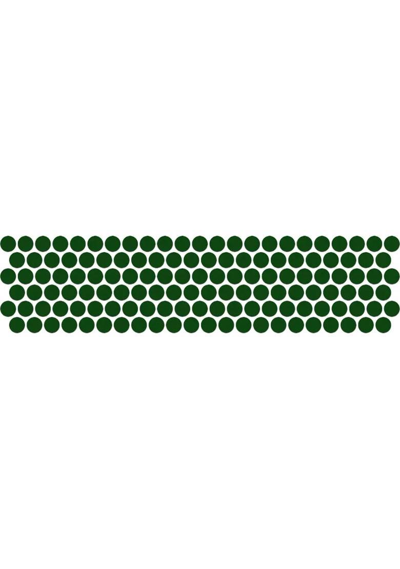 Green Designer Velvet Bindi Set - Indya