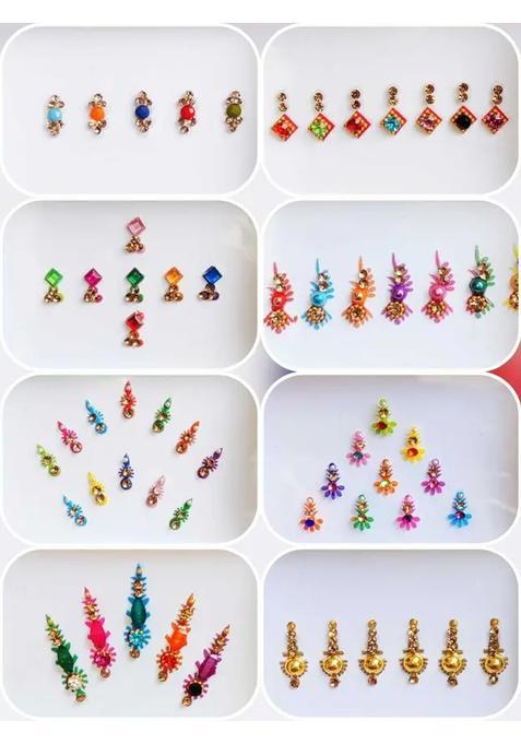 Multicolor Designer Bindi Set