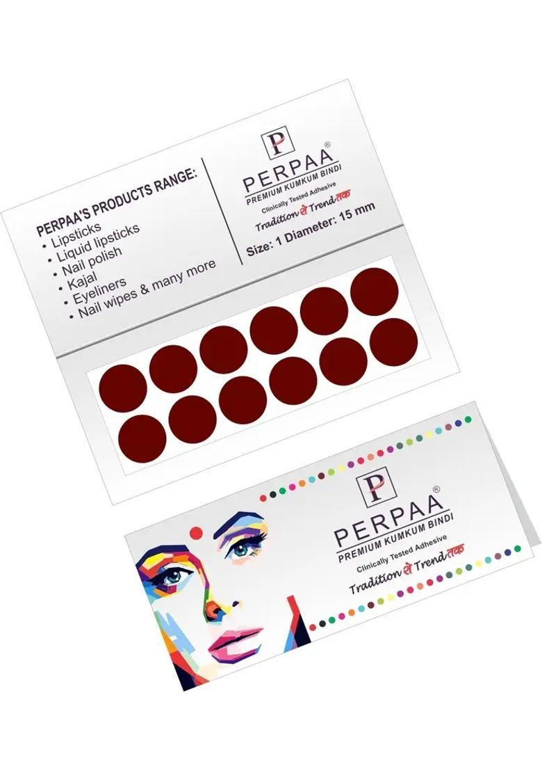 Maroon Designer Bindi Set - Indya