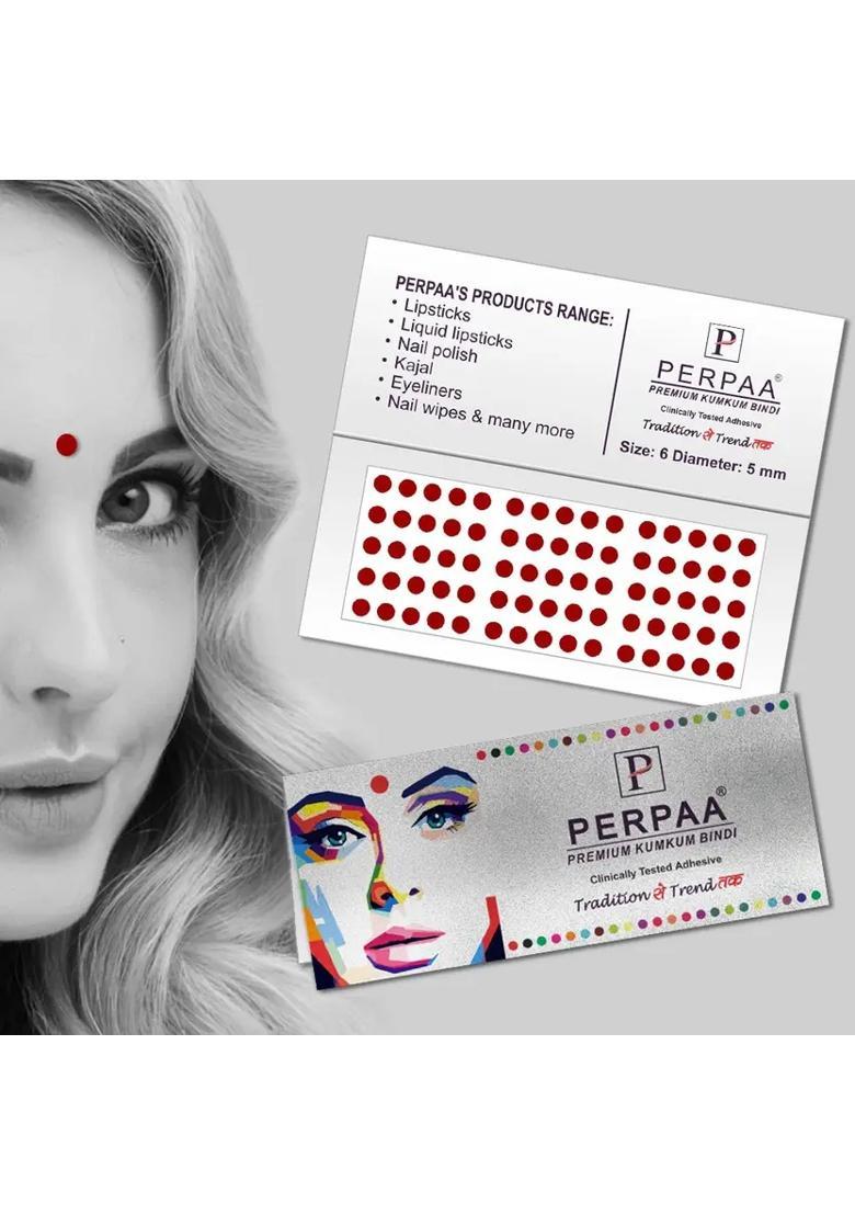 Maroon Designer Bindi Set - Indya