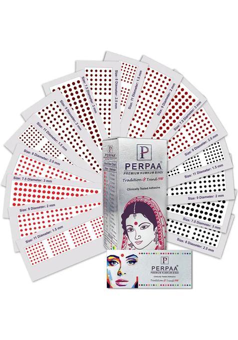Multicolor Designer Velvet Bindi Set