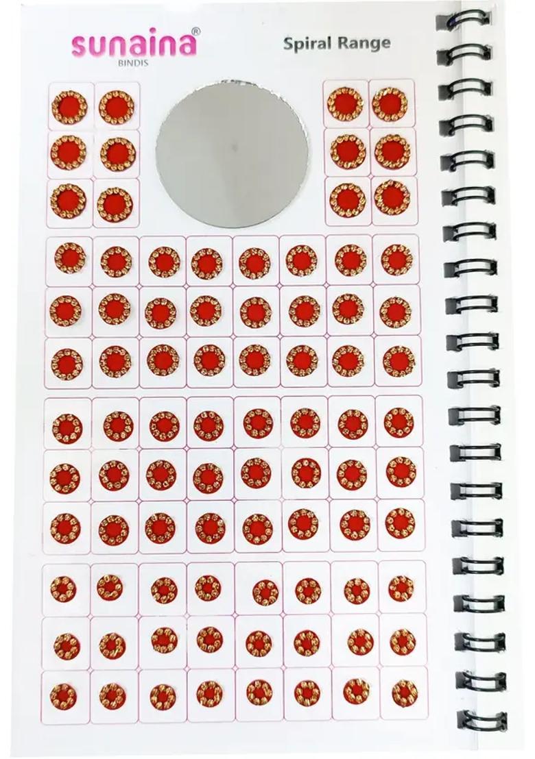 Multicolor Designer Stone Bindi Set - Indya