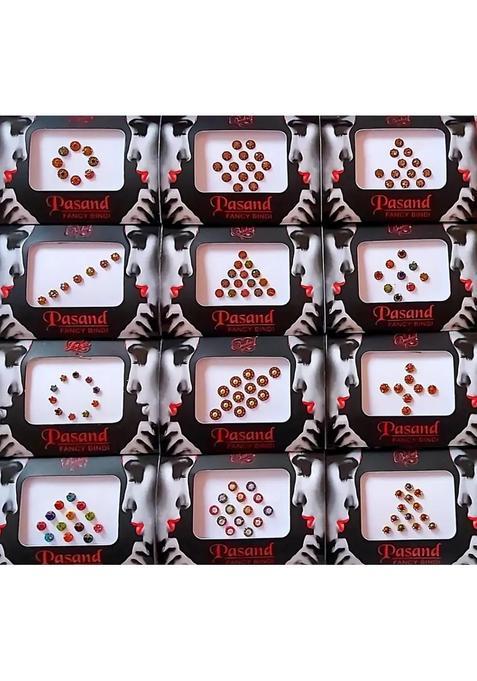 Multicolor Designer Bindi Set