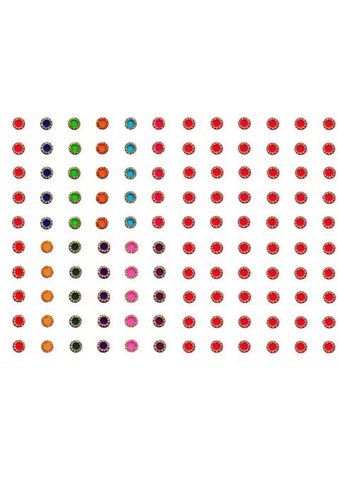 Multicolor Designer Bindi Set