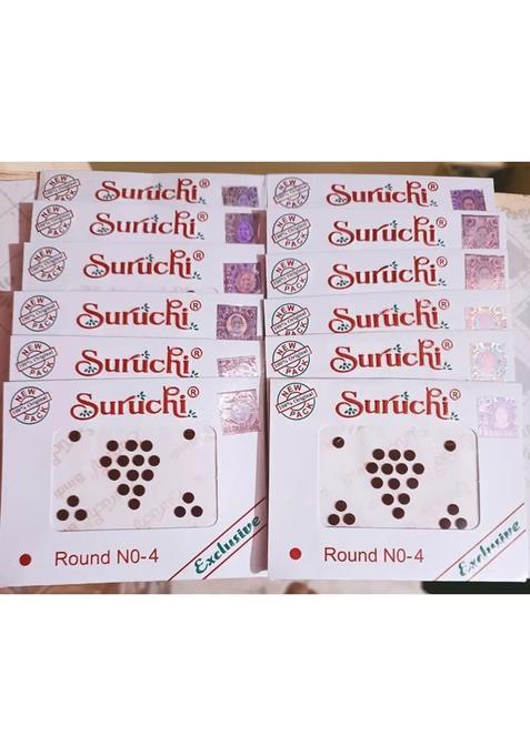 Brown Designer Bindi Set