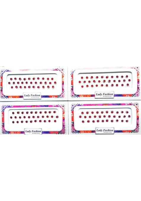 Maroon Designer Bindi Set