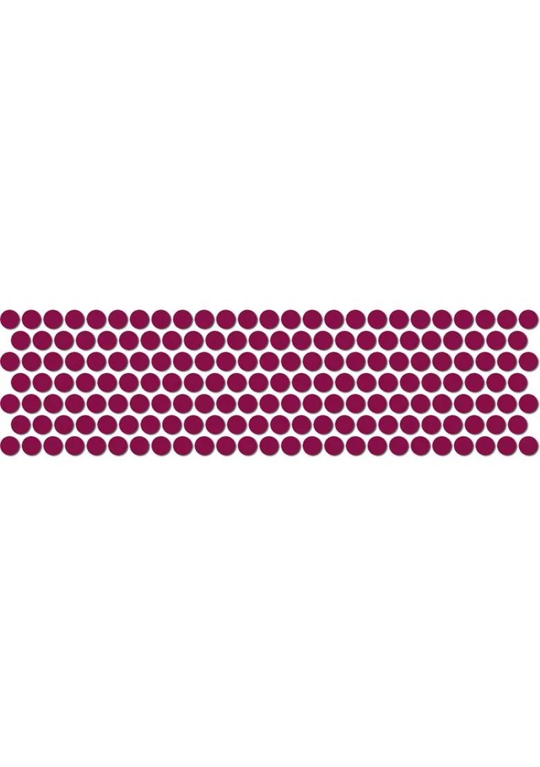 Pink Designer Velvet Bindi Set - Indya