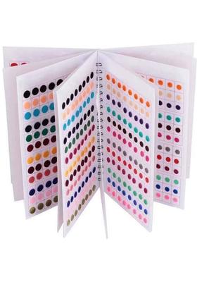 Multicolor Designer Velvet Bindi Set
