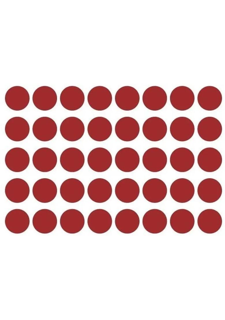 Maroon Designer Velvet Bindi Set - Indya