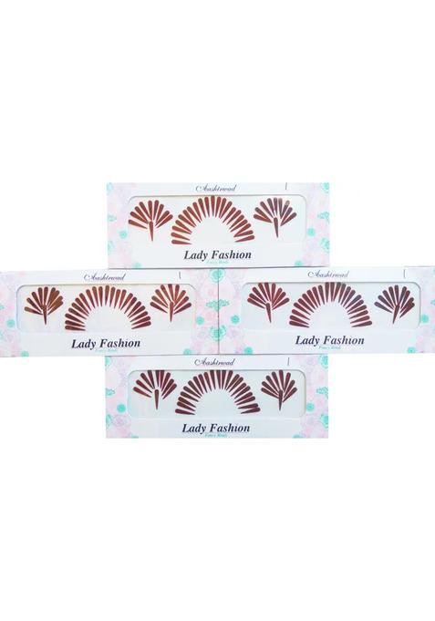 Maroon Designer Bindi Set