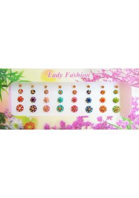 Multicolor Designer Velvet Bindi Set