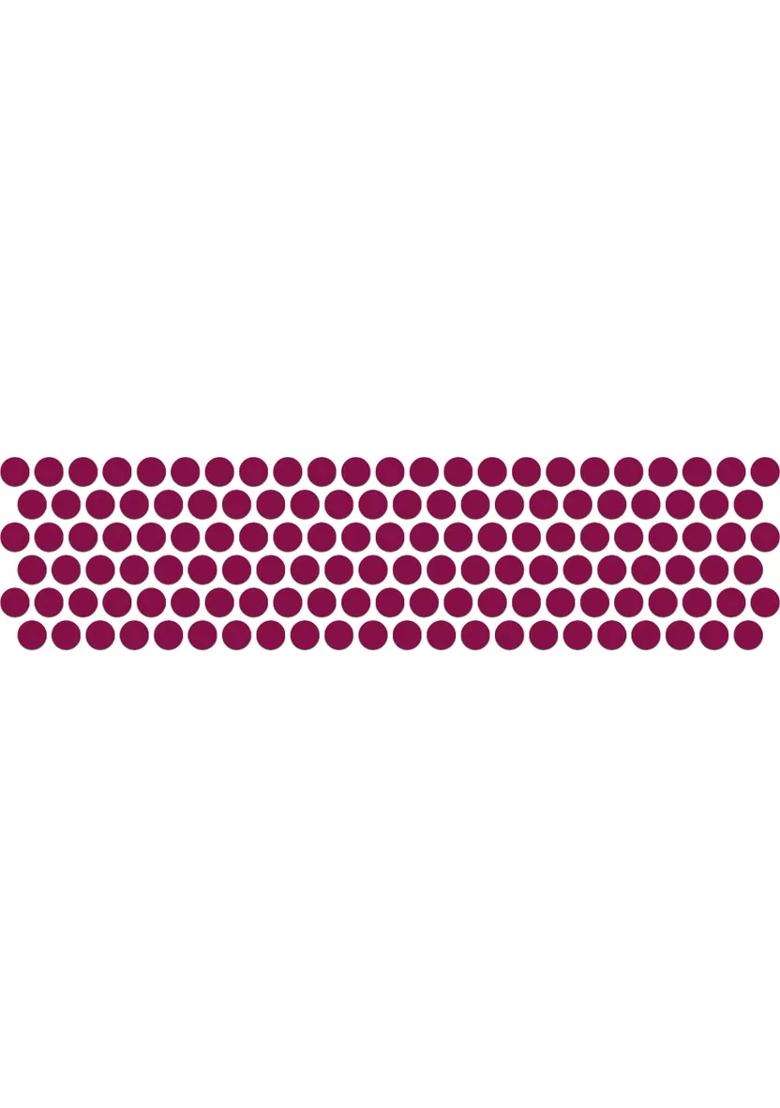 Pink Designer Velvet Bindi Set - Indya
