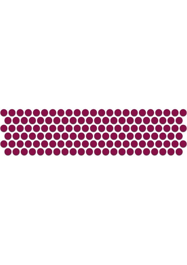 Pink Designer Velvet Bindi Set - Indya
