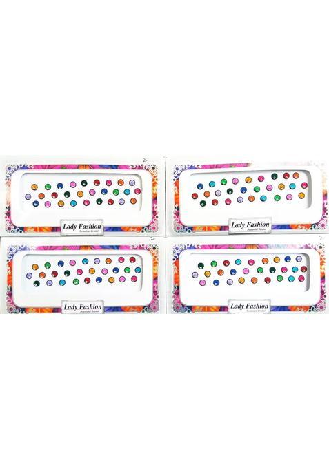 Multicolor Designer Bindi Set