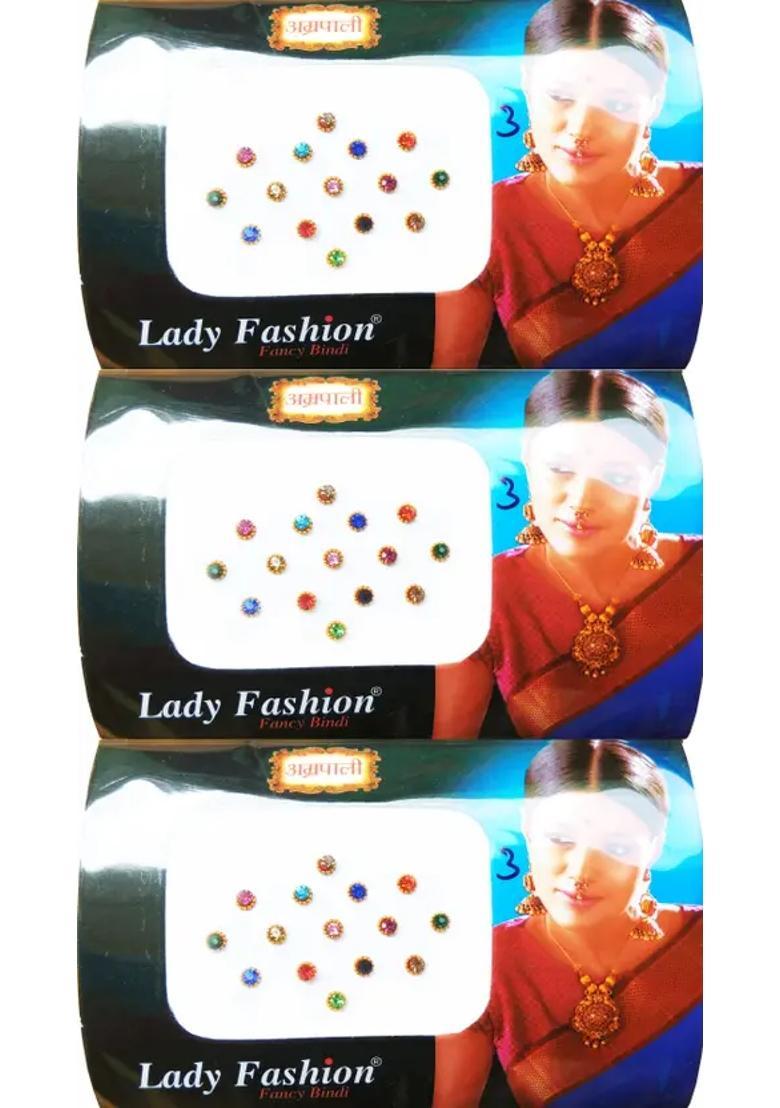 Multicolor Designer Bindi Set - Indya