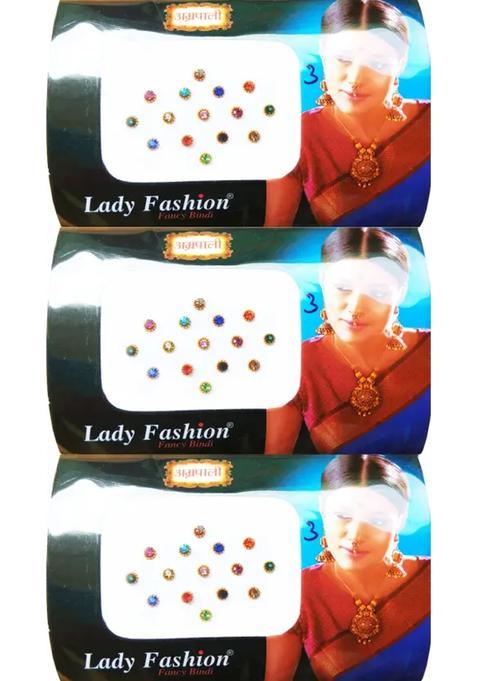 Multicolor Designer Bindi Set