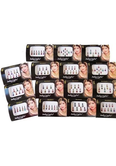 Multicolor Designer Bindi Set