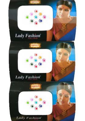 Multicolor Designer Bindi Set