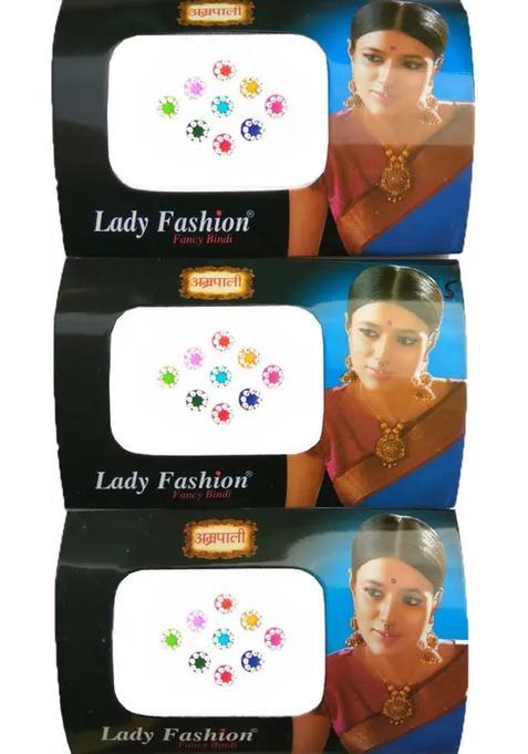 Multicolor Designer Bindi Set