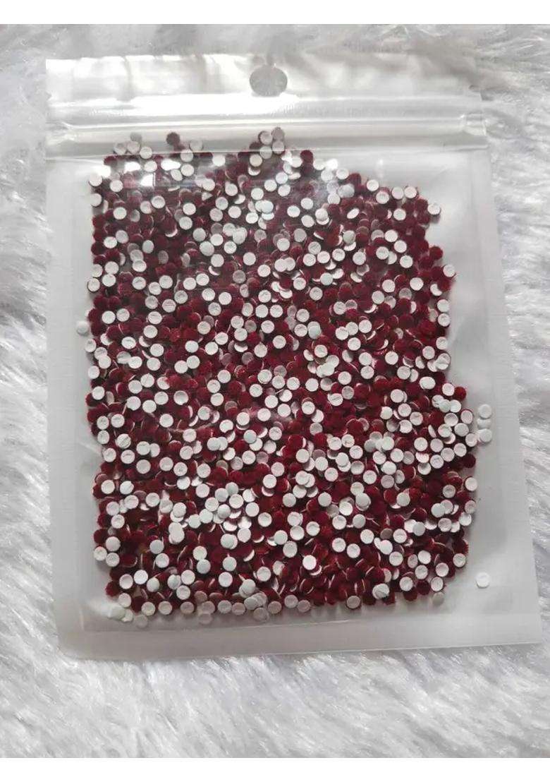 Multicolor Designer Velvet Bindi Set - Indya