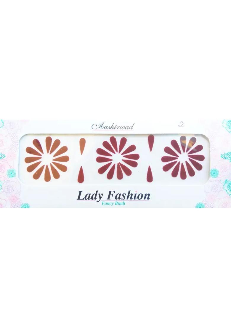 Maroon Designer Bindi Set - Indya