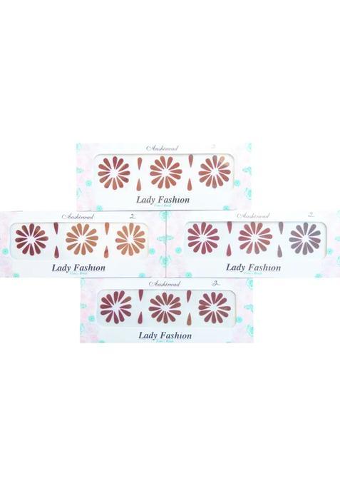 Maroon Designer Bindi Set