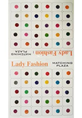 Multicolor Designer Velvet Bindi Set