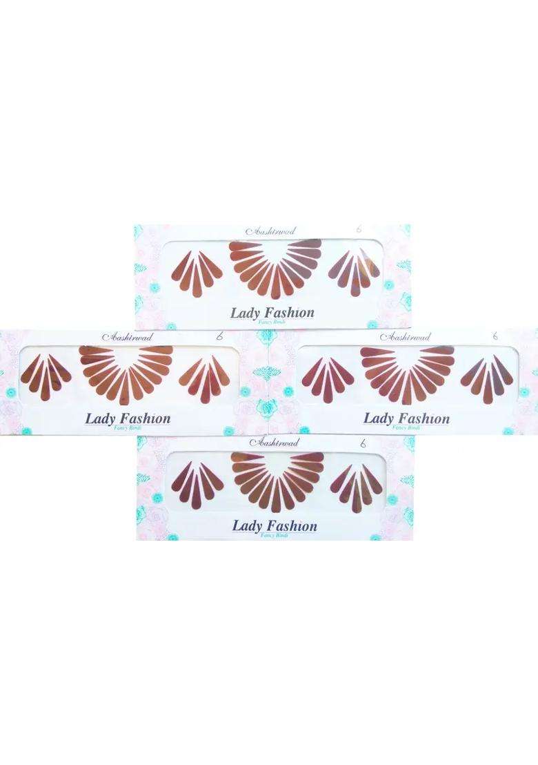 Maroon Designer Bindi Set - Indya