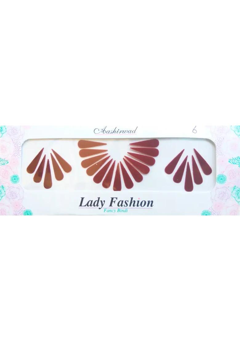 Maroon Designer Bindi Set - Indya