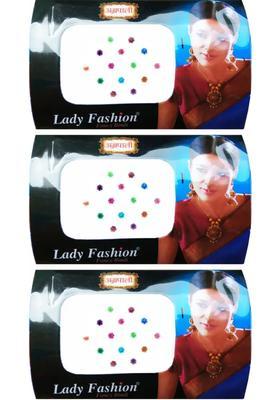 Multicolor Designer Bindi Set