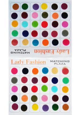 Multicolor Designer Velvet Bindi Set